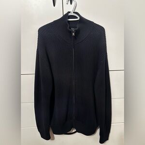 ZARA Knit Zip-Up Cardigan
